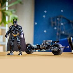 LEGO DC Batman 76273 Zostaviteľná figúrka: Batman a motorka Bat-Pod