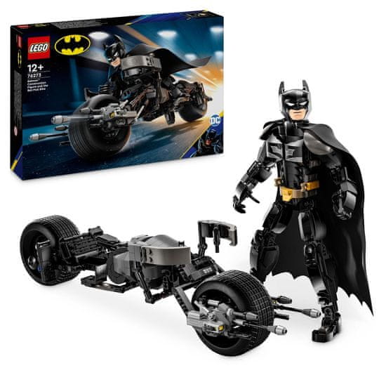 LEGO DC Batman 76273 Zostaviteľná figúrka: Batman a motorka Bat-Pod