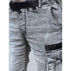 Dstreet Pánske bojové džínsové šortky FIRA čierne sx2411 XXL