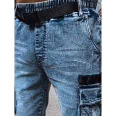 Dstreet Pánske bojové džínsové šortky FIRA tmavomodré sx2412 M