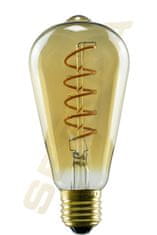 Segula Segula 50651 LED soft rustika ST64 špirála zlatá E27 3,2 W (16 W) 150 Lm 1.900 K