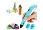 TopKing 3D magické pero s LCD displejom , modrá(žltá/fialová/ružová)