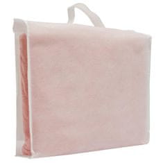 NEW BABY Detská froté osuška s kapucňou Comfortably 80x80 cm pink