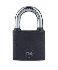 Yale Zámok Yale Y111B/38/121/1, visiaci, železný, čierny, 38 mm, 3 kľúče