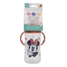 Stor Dojčenská fľaša s rúčkami Minnie Mouse, 360ml, 10+, 10704