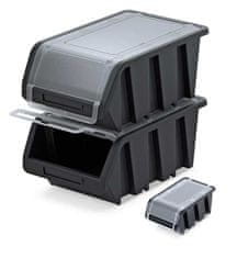 Kistenberg Plastový úložný box s vekom čierny TRUCK PLUS KTR50F KTR50F-S411