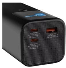 Canyon powerbanka PB-2010, 27000mAh, 2x USB-C 140W PD3.1, 1x USB-A QC 3.0, displej, tmavo šedá