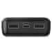 HAMA powerbanka Eco Power 10, 10000 mAh, 2 A, 2 výstupy: 2x USB-A, vstup micro USB/USB-C, čierna