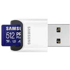 SAMSUNG MicroSDXC 512GB PRO Plus+USB adp