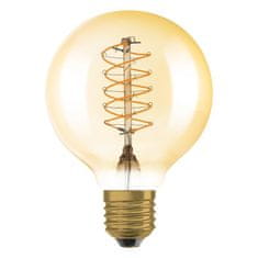 Osram LEDVANCE Vintage 1906 Globe 80 48 Filament DIM 7W 822 Gold E27 4099854090820