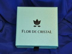 Flor de Cristal Elegantné okrúhle náušnice s kĺbom z chirurgickej ocele 316L