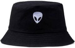 Camerazar Rybársky klobúk BUCKET HAT, čierny - polyester a bavlna, univerzálna veľkosť 52-58 cm