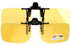 Camerazar Pánske polarizačné slnečné okuliare na nočnú jazdu, filter UV400, pružný materiál, 58x40 mm
