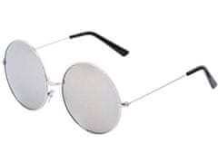 Camerazar Unisex okuliare Lenonki Classic Style, zrkadlové šošovky, ochrana UV 400 Cat 3, kovové rámy