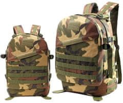 Camerazar Vojenský batoh SURVIVAL XL, Polyester 600d, 45L, nepremokavý