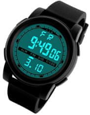 Camerazar Binárne hodinky s LED displejom FORMULA F1, 6 farieb, plastové puzdro, akrylové sklo