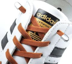 Camerazar Elastické šnúrky do topánok s kovovou prackou, pružná guma, dĺžka 97 cm