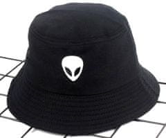 Camerazar Rybársky klobúk BUCKET HAT, čierny - polyester a bavlna, univerzálna veľkosť 52-58 cm