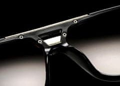 Camerazar Retro pánske pilotné slnečné okuliare, čierne, UV filter 400, plast a kov