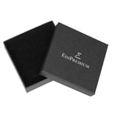 Camerazar Elegantná darčeková krabička na šperky, matná čierna, kartón, 85x85x25 mm