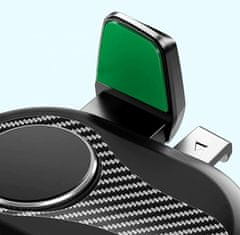 Camerazar Teleskopický držiak telefónu do auta, čierny, s nastaviteľným ramenom a otáčaním o 360°, pre telefóny s uhlopriečkou 4-7,5 palca