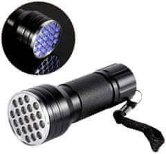 Camerazar Mini detektor UV žiarenia, čierny, hliníková zliatina, 101x35 mm