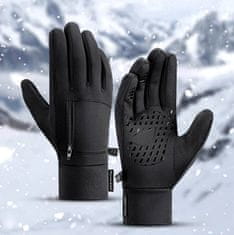 Camerazar Lyžiarske rukavice zateplené zimné dotykové vodotesné
