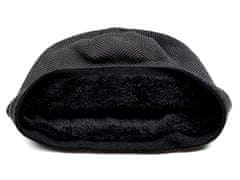 Camerazar Unisex zateplená športová čiapka, čierna, 100% akrylová priadza, obvod 52-62 cm
