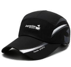 Camerazar Univerzálna baseballová čiapka, čierna, nepremokavá, veľkosť 56-60 cm