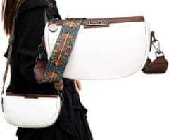 Camerazar Dámska kožená taška cez rameno postbag