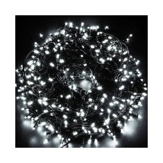 Flor de Cristal Flamenco Mystique Dekoratívne vianočné LED osvetlenie 1000 svetiel, studená biela + blikajúca biela, na vnútorné/ vonkajšie použitie, dĺžka 67,5 metra