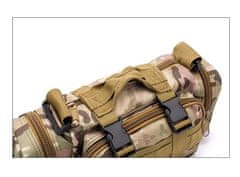 Camerazar Vojenská taška Tactical Kidney, farba Moro, polyester 600D, 30x8x18 cm