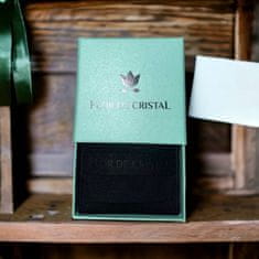 Flor de Cristal 3mm opálový strieborný náhrdelník