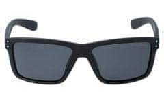 Camerazar Pánske polarizačné slnečné okuliare s ochranou UV-400, matný čierny rám, sivé šošovky