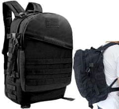 Camerazar XL SURVIVAL vojenský turistický batoh, Polyester 600d, 45 litrov, nepremokavý