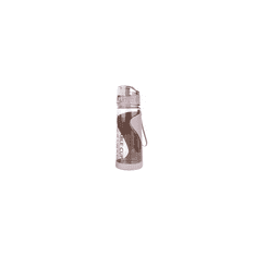 Flor de Cristal Flamenco Mystique Prenosná fľaša na vodu pre fitness 600 ml, odolný plast, bezpečná a bez zápachu, 22x7,5x5,5 cm