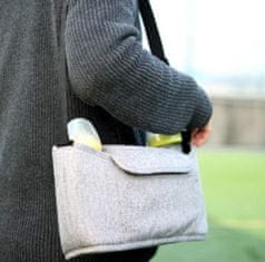 Camerazar Univerzálna taška na kočík s popruhom, nylonový materiál, nastaviteľný popruh 66-125 cm - možnosť 1