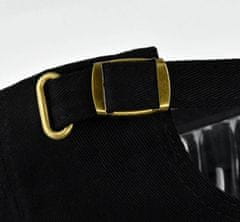 Camerazar Univerzálna čiapka s vyšitým písmenom R, čierna, obvod hlavy 55-60 cm