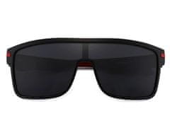 Camerazar Pánske polarizačné slnečné okuliare, čierne, plastový rám, filter UV 400 cat 3