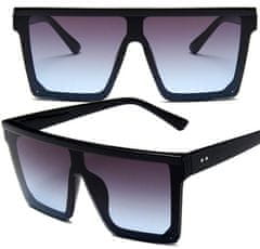 Camerazar Dámske slnečné okuliare nadrozmernej veľkosti, štvorcový plastový rám, filter UV400 - možnosť 1