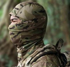 Camerazar NINJA Taktická vojenská uniforma univerzálna, 100% trojvrstvový polyester, super elastická, rozmery 33 x 22 cm