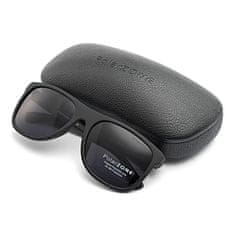 Camerazar Pánske polarizačné slnečné okuliare, filter UV-400 cat 3, matný čierny rám, sivé šošovky