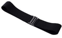 Camerazar Dámsky elastický pás, čierny, syntetický materiál, 60-85 cm