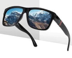 Camerazar Pánske polarizačné slnečné okuliare, filter UV-400, kovové pánty, polykarbonátové šošovky