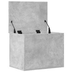 Vidaxl Úložný box betónovosivý 60x42x46 cm kompozitné drevo