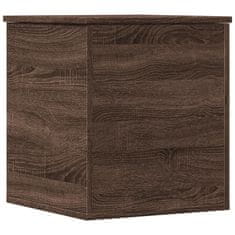 Vidaxl Úložný box hnedý dub 40x42x46 cm kompozitné drevo