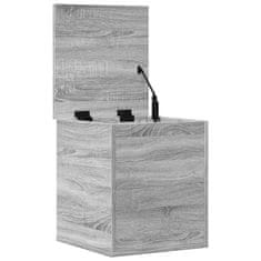 Vidaxl Úložný box sivý sonoma 40x42x46 cm kompozitné drevo