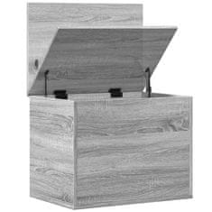 Vidaxl Úložný box sivý sonoma 60x42x46 cm kompozitné drevo