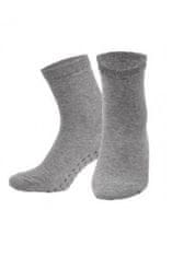 Wola Detské ponožky s protišmykovou šľapou ABS SIVÁ EU 18-20