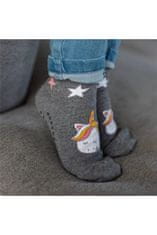 Wola Detské ponožky s protišmykovým chodidlom Jednorožec EU 33-35